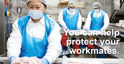 New LHA communications campaign targets meat and poultry processing workers